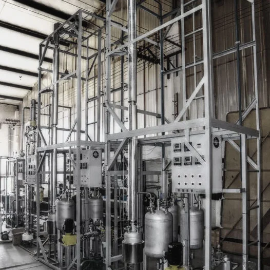 Equipment for neutral alcohol production