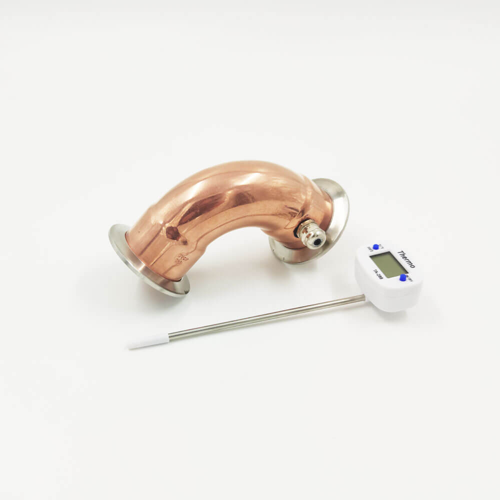 Copper elbow 90° clamp 2